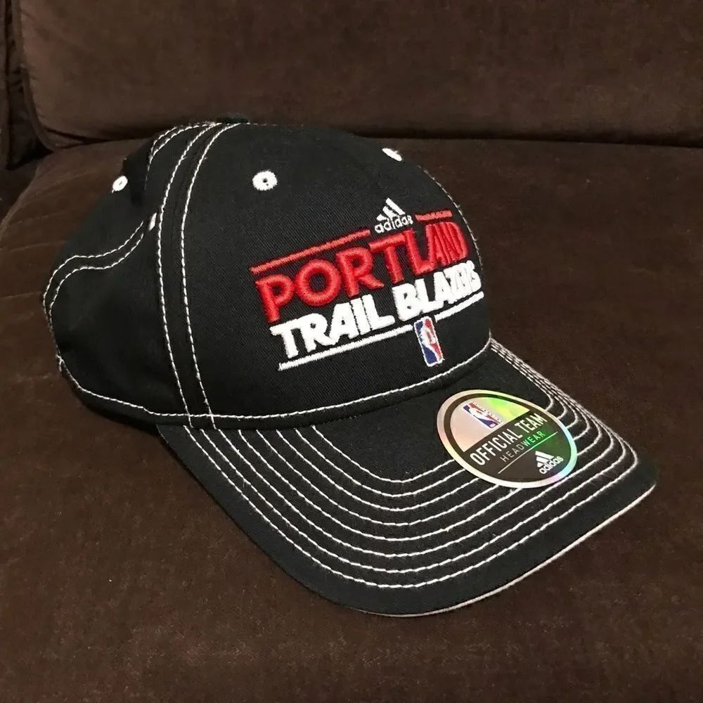 Official Team Portland Blazers cap adidas black